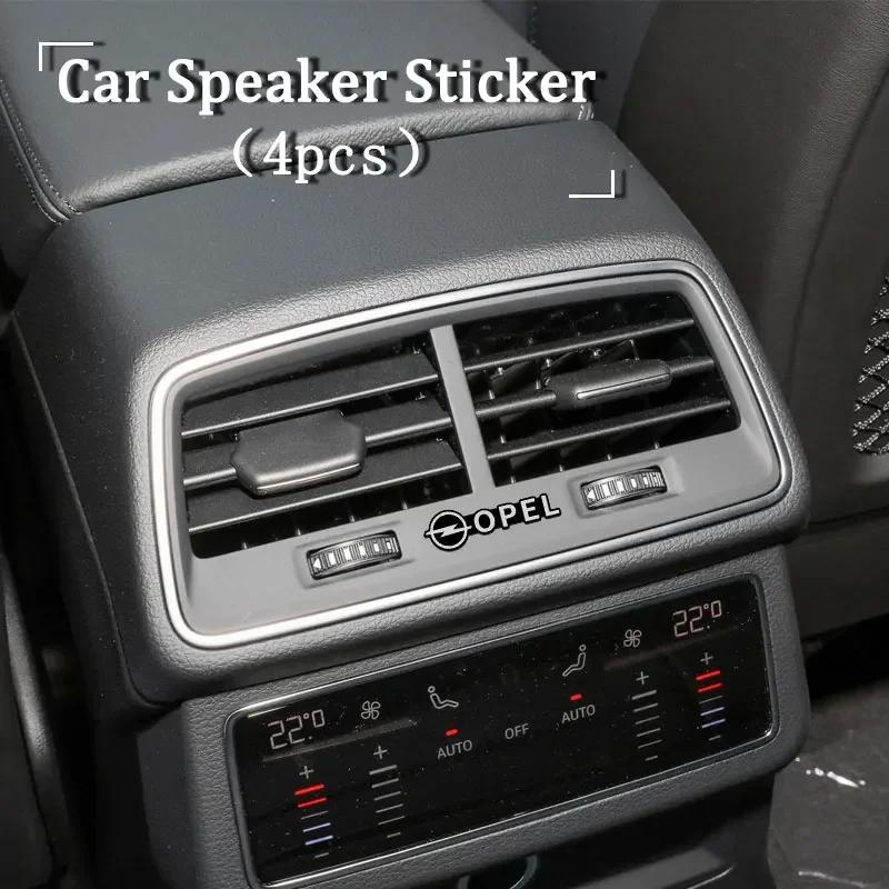 AAAYV1 Car 3D stereo logo speaker sticker accessories For Opel Corsa Astra Insignia Vectra Zafira Meriva Mokka Grandland Vivaro a Auto