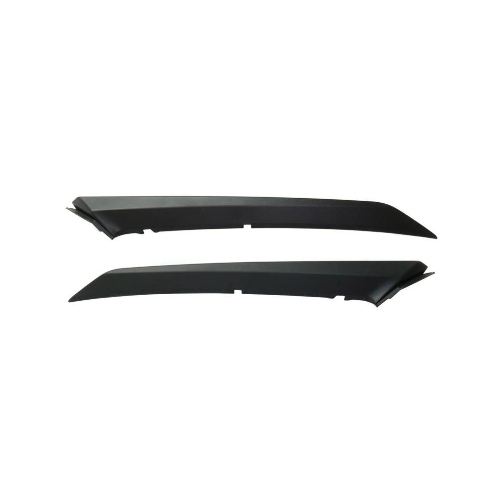Пара черных передних молдингов под фары для Toyota Camry SE XSE 2018-2021