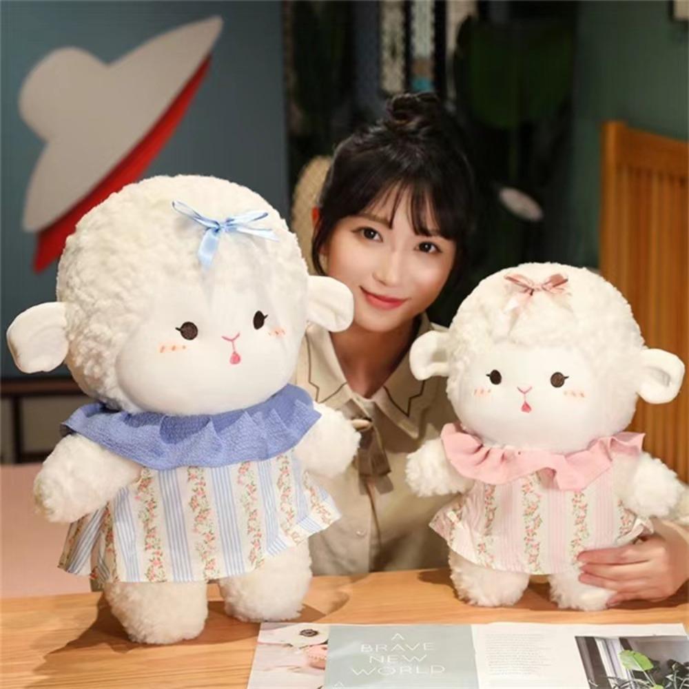 Кукла-овечка юбка принцессы тряпичная кукла плюшевая игрушка для девочки спит с успокаивающий подарок на день рождения розовая юбка