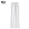 Baleno S&K Women's Casual Flared Wide-Leg Pants
