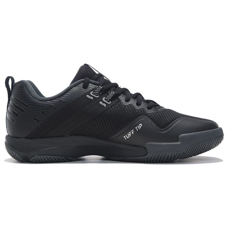 Li-Ning Мужские кроссовки для бадминтона Chameleon TD Professional Competition Shock Absorbing Non-Slip с низким верхом, черные AYTP031-11