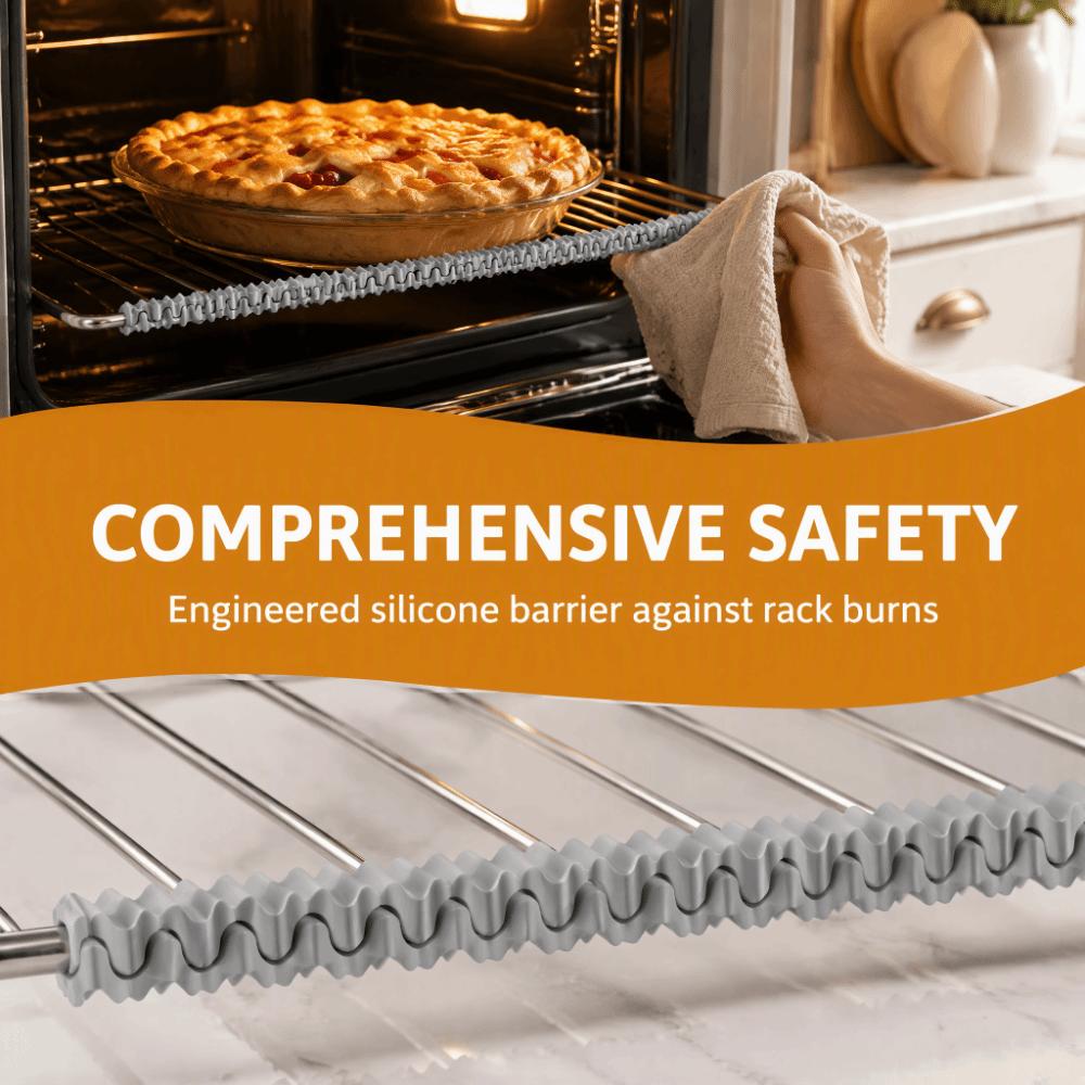 3PCS Anti Scalding Oven Shelf Cover Silicone Oven Rack Cover Oven Rack Protector For Oven