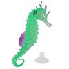 Имитация Морского конька Реалистичный Светящийся Силиконовый Гиппокамп с Присоской для АквариумовЗеленый
