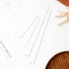 Stainless Steel Knitting Curved Beading Needles Sewing Tools DIY Accessories Thin Bead Needles