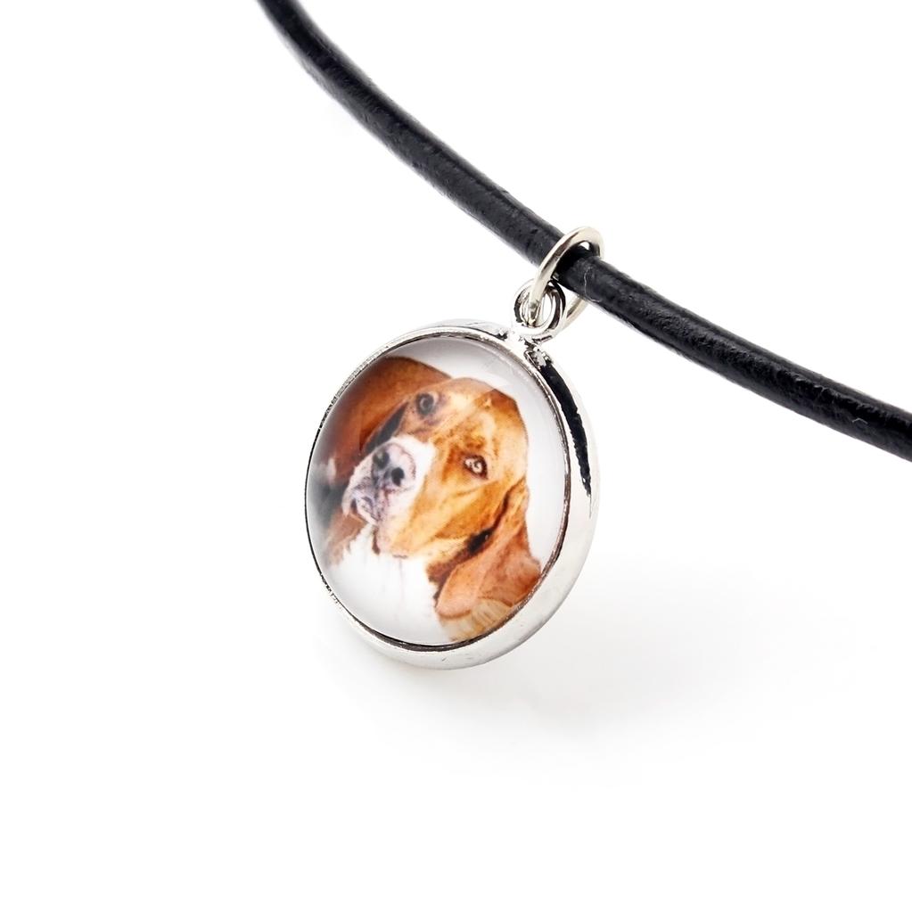 English Pointer I - necklace pendant with your photo, handmade, handcrafted jewelry by Art-Dog brand