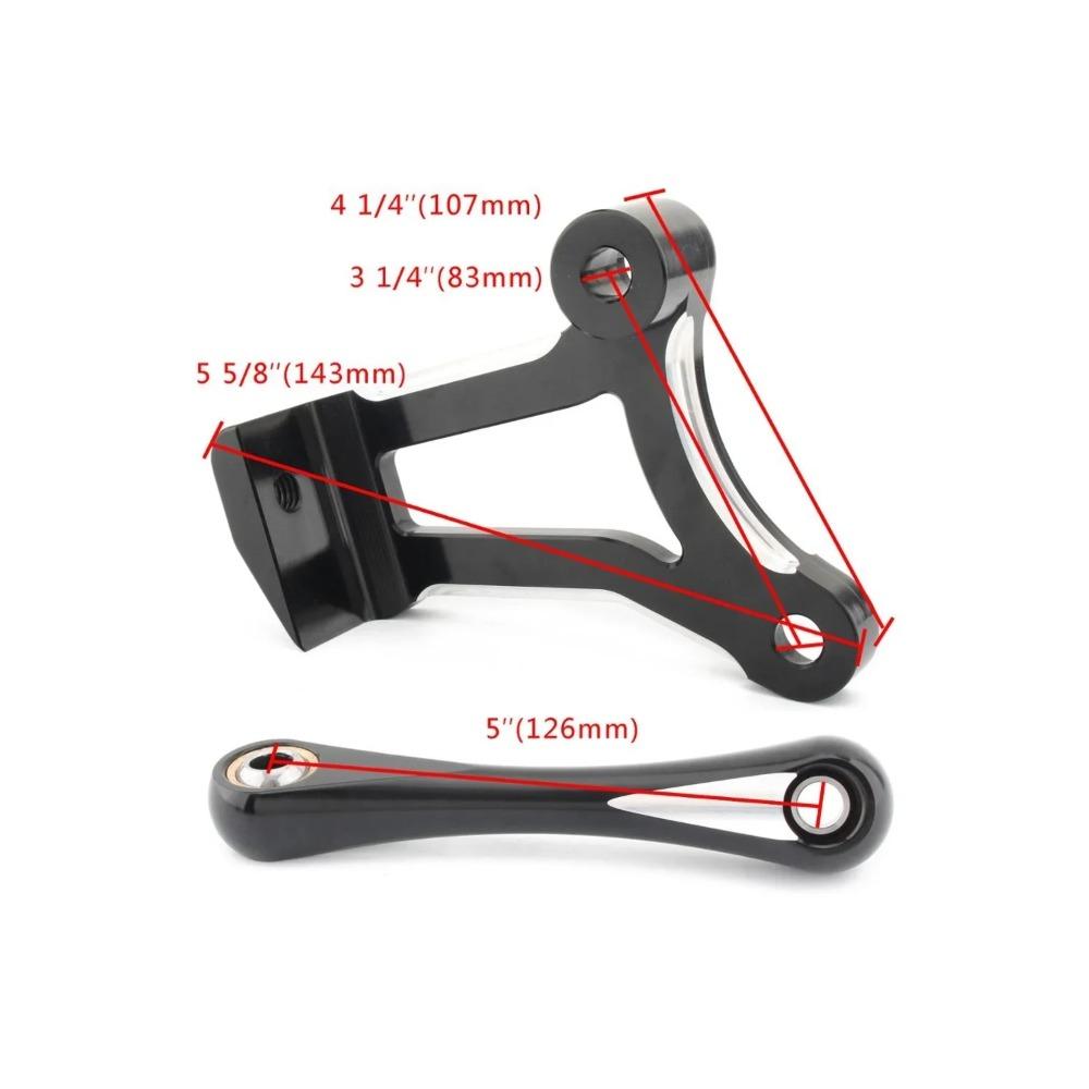 Fit for Motorcycle Front Engine Mount Bracket Stabilizer Rod Link Lever Harley Touring Electra Street Road Glide Road King 09-up