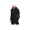 Emporio Armani EA7 Толстовка с капюшоном и принтом в полоску с буквами и цифрами, длинный рукав, мужские худи, черная, 6RPM06-PJ16Z-1200