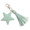 1PC Lobster Clasp Star Keyring Tassel Keychain Bag Pendant PU Leather Key Ring Women Girl