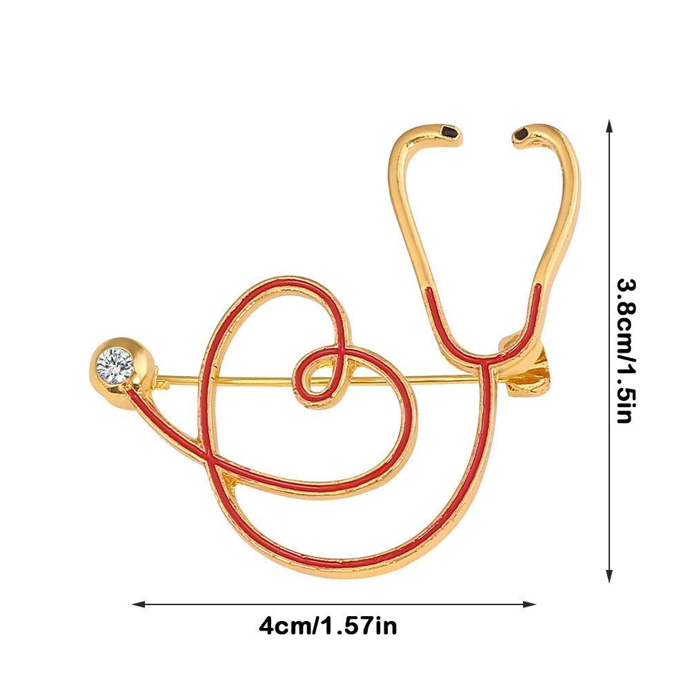 Alloy Decorative Brooch Lightweight Clothing Pin New Heart Brooch Theme