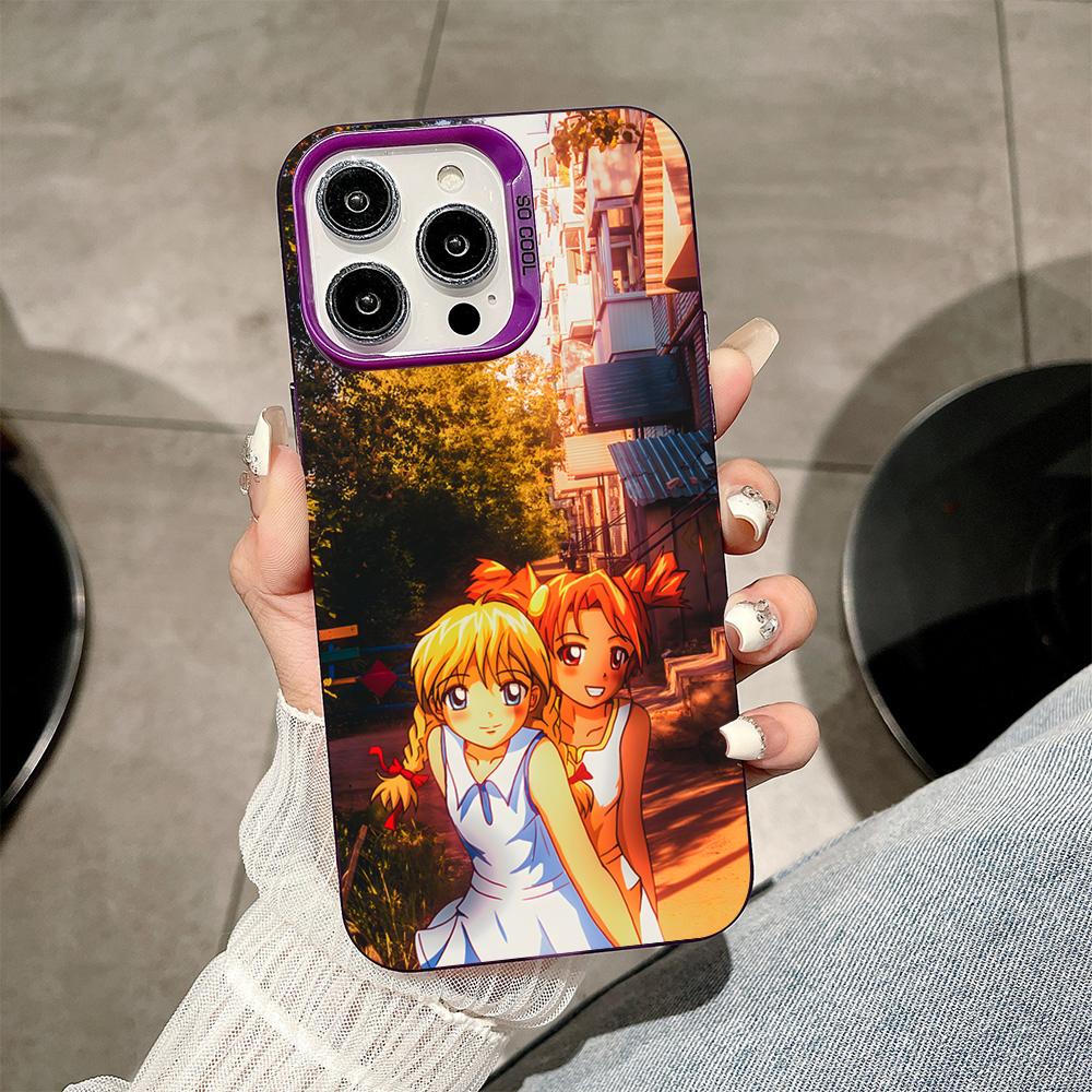 Everlasting Summer Alisa Purple Translucent Mobile Phone Case for iPhone 17 16 15 14 13 12 11 X XR XS Air Pro Max Plus Cover