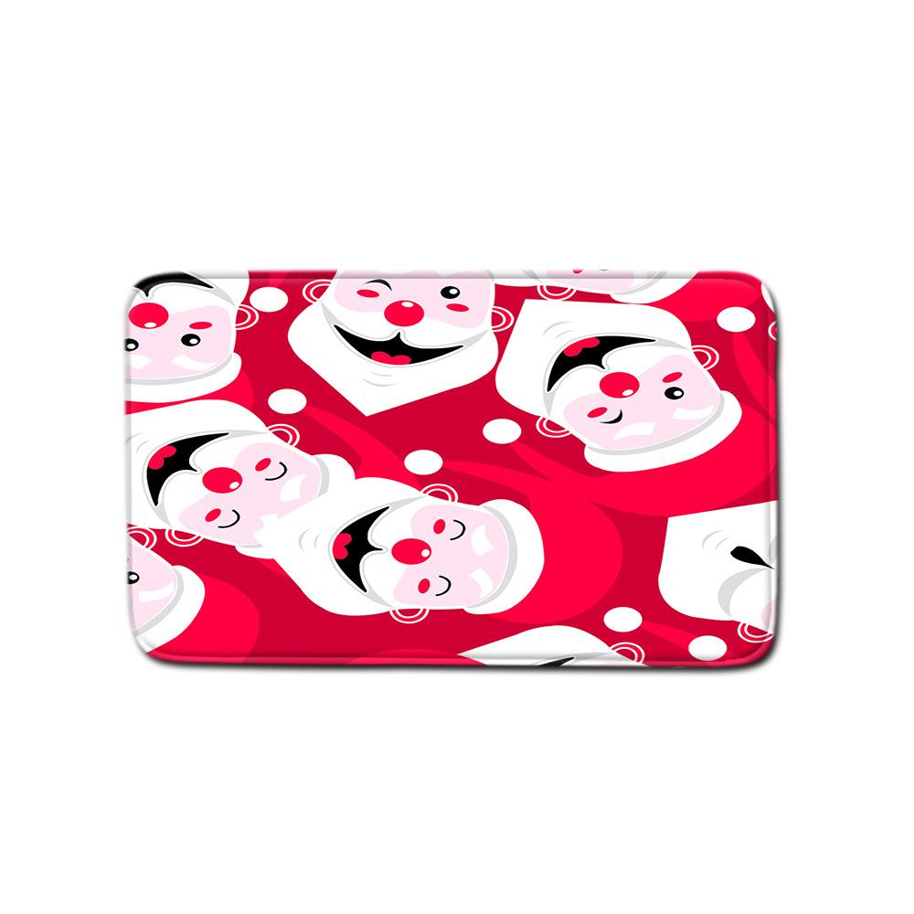 Рождественская шторка для душа, коврик для пола, комбинация из четырех предметов, ковер для ванной комнаты и туалета, коврик для душевой комнаты, коврик для ног