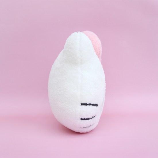 Sanrio Nara Home Deco Flat Fur Face Cushion Cutie, a Popular Character In Korea