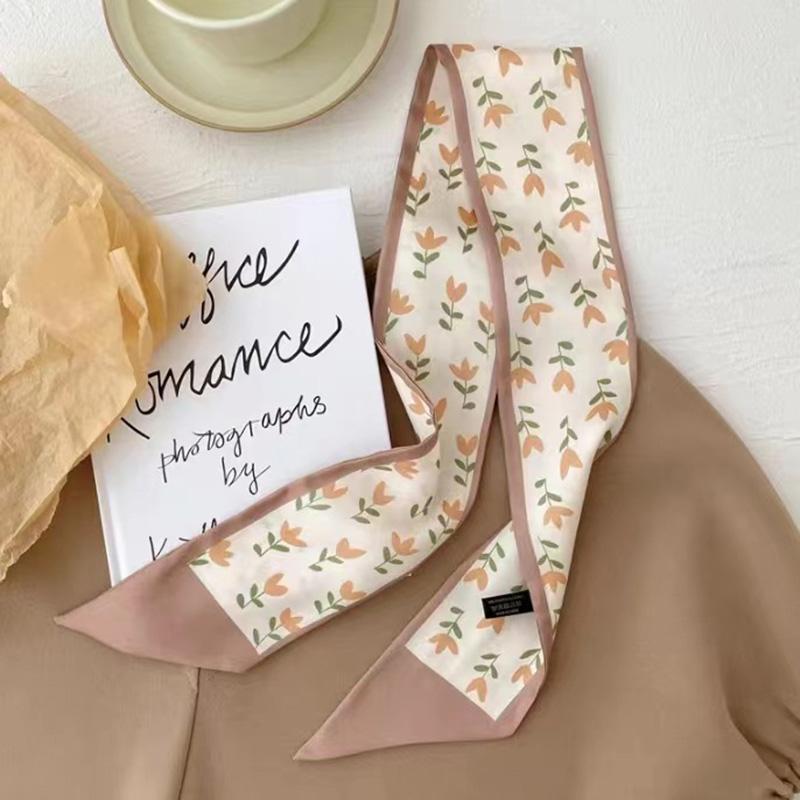 Multifunctional Flower Printed Hair Band Headwear Scarves