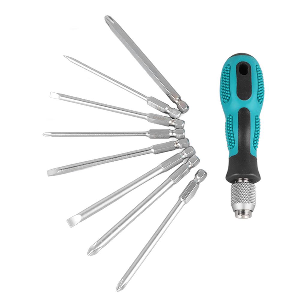 Набор отверток 9 шт. Многофункциональный набор бит для отверток для ремонта, бытовой инструмент для обслуживания