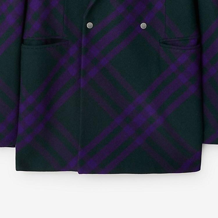Burberry FW23 Business Suit Coat Men's Purple 80776141