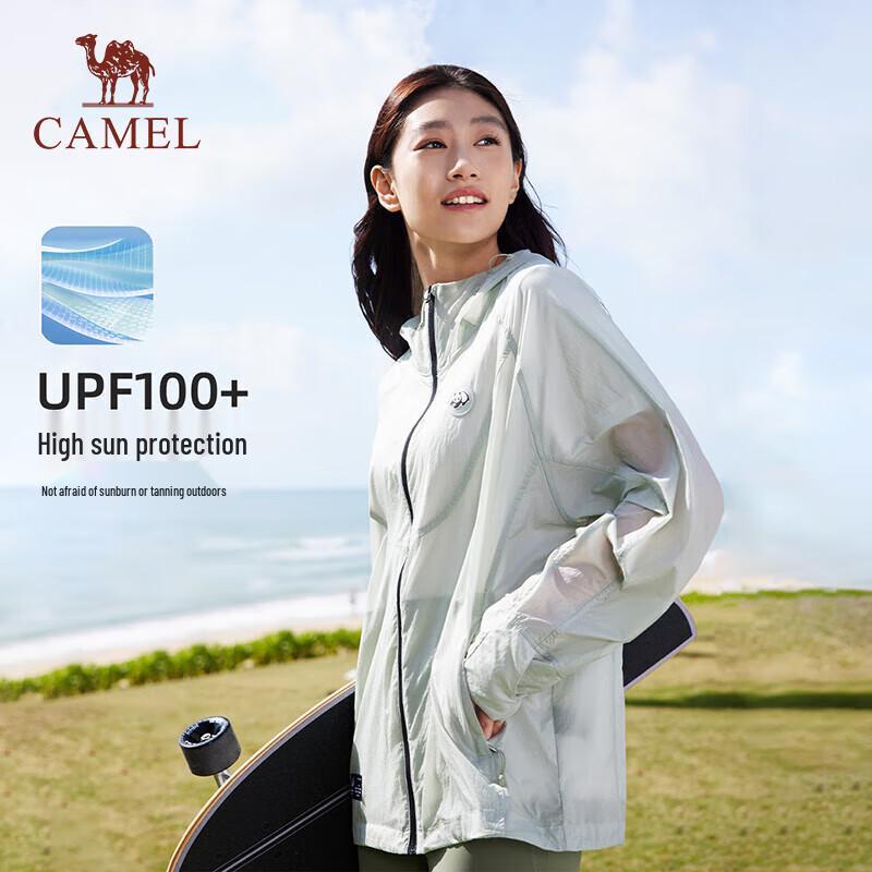 Camel Женская куртка с капюшоном для защиты от УФ-излучения с принтом панды
