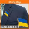 Exquisite Handmade Ukraine Uk Metal Flag Brooch For All Occasions