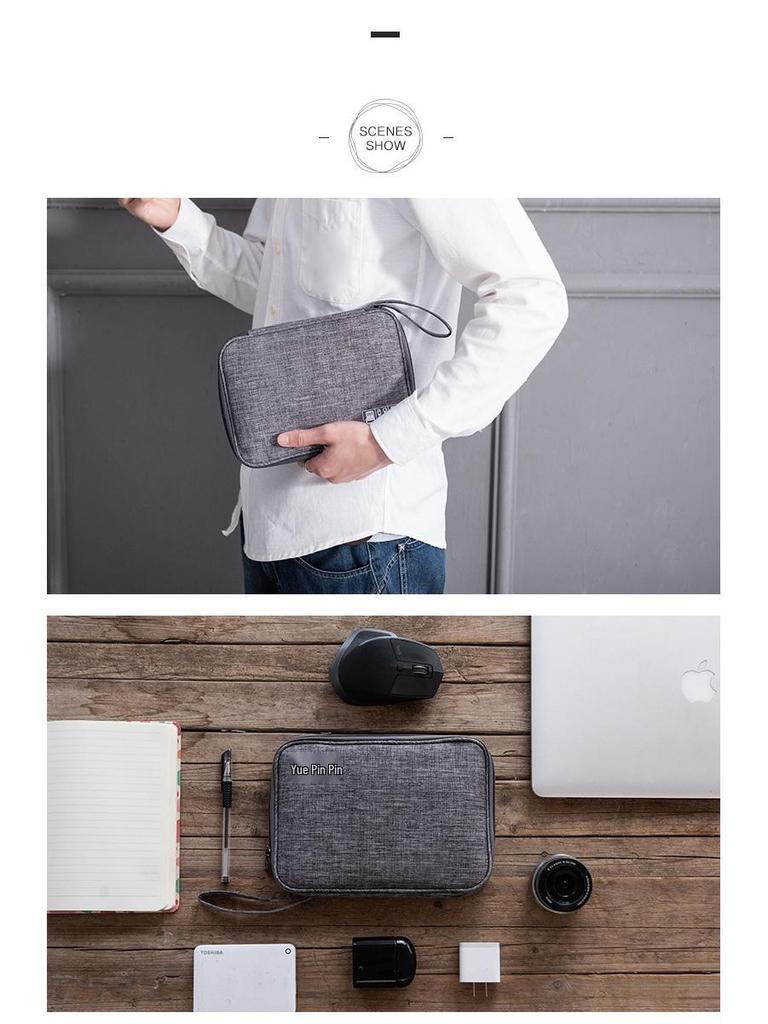 Многофункциональная цифровая сумка для хранения кабелей, внешних аккумуляторов, наушников, зарядных устройств и жестких дисков