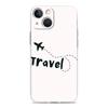 Чехол для телефона iPhone 17 Air Cases iPhone 16 15 12 13 14 Pro Max SE 7 8 Plus iPhone11 Прозрачный Мягкий Чехол С рисунком самолета