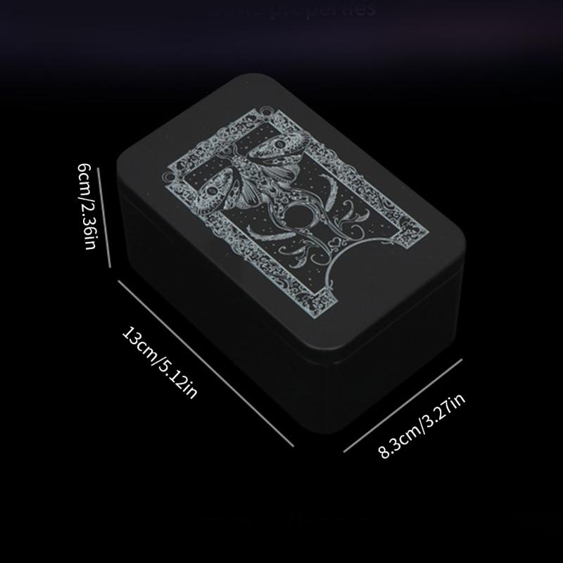 Прямоугольная коробка для Таро Контейнер для игральных карт Чехол для хранения украшений Упаковочная коробка