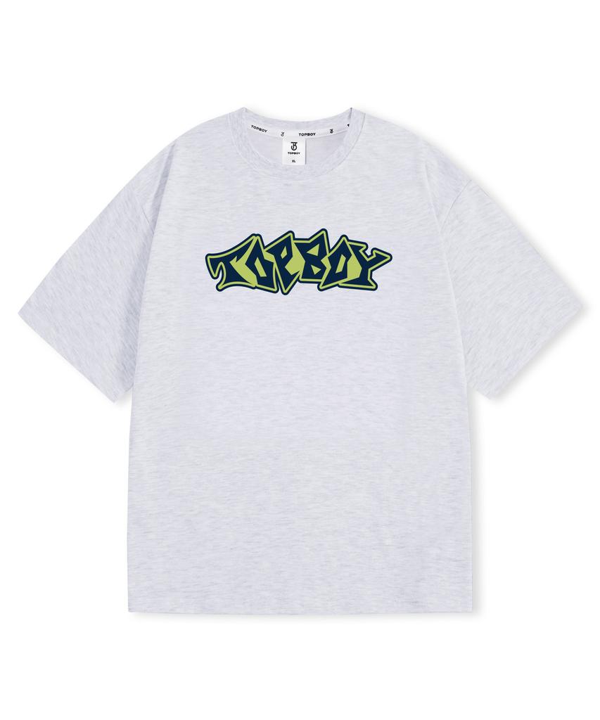 TOPBOY Graffiti Oversized Short Sleeve T-Shirt (Type A)