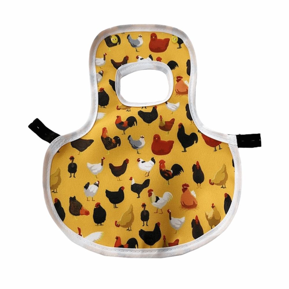 Adjustable Hen Apron Washable Chicken Saddle Apron Poultry Back Protector Hen Safety Accessories