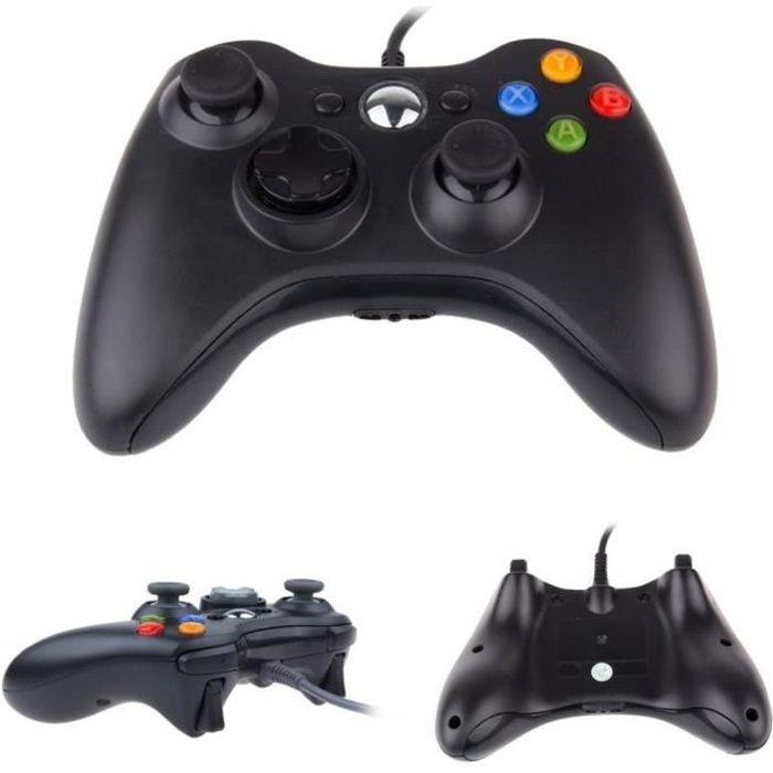Wired Gamepad - Xbox - Xbox 360 - Black - 210cm - Adjustable Vibration