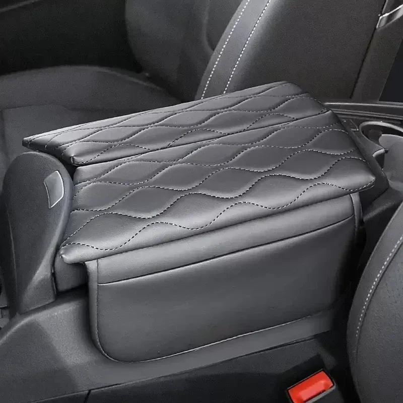 Декоративная накладка на крышку подлокотника центральной консоли для Mercedes Benz V-Class W447 V260 V300, кожаная, устойчивая к царапинам, подушка подлокотника