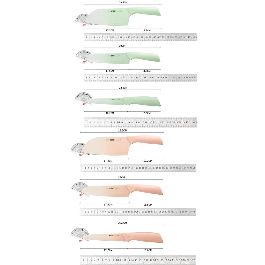 Kitchen precision gradient knife, meat slicing and fruit and vegetable knife, food blade cutting fruit and vegetable hand tools