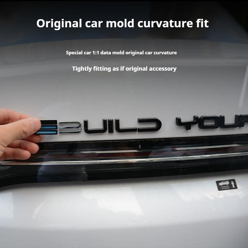 Для BYD KING Черный Автомобильный Значок для BYD King DM-i Destroyer 05 Передний Задний Буквы Внешняя Наклейка Стикер Модификация Аксессуары