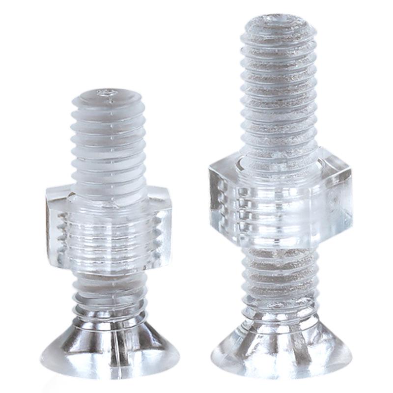 Набор акриловых винтов с крестообразной головкой и гаек - комбинация с плоской головкой M3 M4