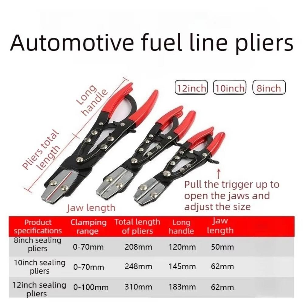 8/10/12 Inch Automotive Hose Clamp Pliers Auto Repair Tool for Oil Radiator Coolant Line