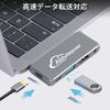 USB C Хаб Тип C Хаб iPad Mac Хаб 60 Вт PD Быстрый Аудио Тип C Хаб Тонкий Дизайн с Защитной Крышкой Порт Док-станция Прямая Вставка Совместимый с