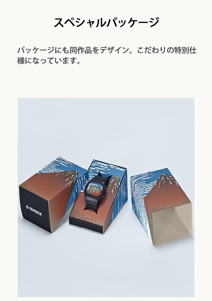 Watch In Katsushika Hokusai Design Clear Wind Black [Casio] G-Shock [Made Japan] DW-5600KHG24-1JR Men's