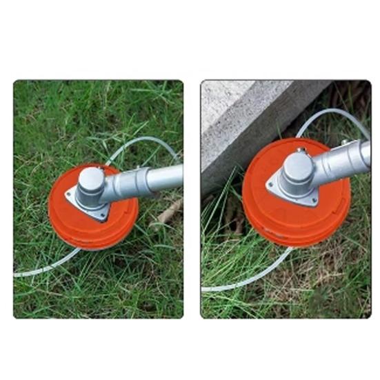 Двойная триммерная головка Алюминиевый сплав Головка для триммера Универсальная сменная триммерная головка для большинства бензиновых триммеров