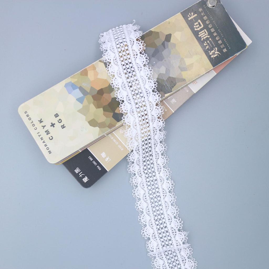 Аксессуары для одежды, Платья, Женские аксессуары, Двусторонний молочный шелк, Кружево с штрих-кодом, Вышивка, растворимая в воде, Кружево