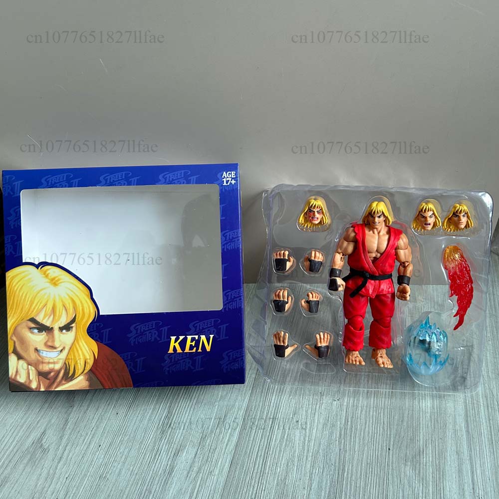 Ultra Street Fighter Кен Мастерс Storm Toys USFII: Финальные претенденты Гайл Рю Кен Фигурка-модель Игрушка Сочлененная Подвижная