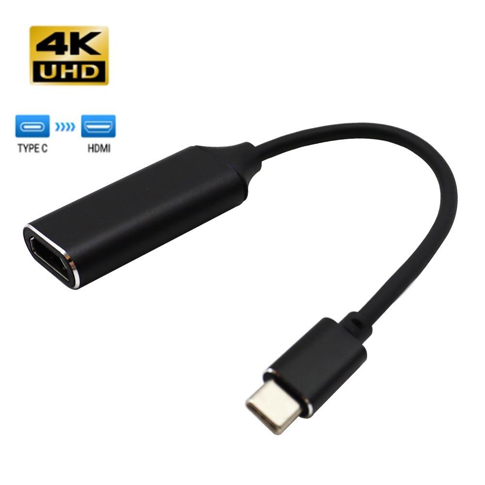 USB C-HDMI-совместимый кабель Type-C к HD-MI HD ТВ-адаптер USB 3.1 4K-конвертер для ноутбука MacBook MacBook Huawei Mate 30