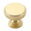 Round Gold Knobs Single Hole Cabinet Drawer Pulls Aluminum Furniture Hardware Handle for Cupboard Wardrobe Vanity Closet Door