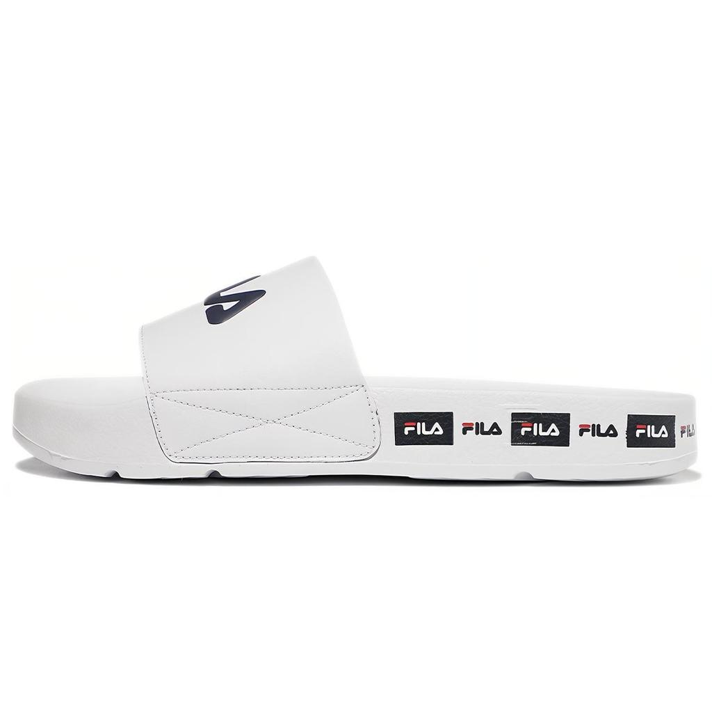 Fila Тихие шлепанцы на скользящей подошве Унисекс Белые Корейский стиль 1SM01591D_100