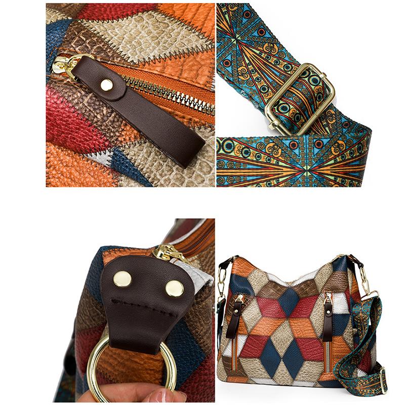 Пэчворк Сумка через плечо Контрастные цвета Высококачественная Сумка Женская сумка Дизайнерская Роскошная Сумка Кроссбоди Женская Сумка-мессенджер Тоут CLE