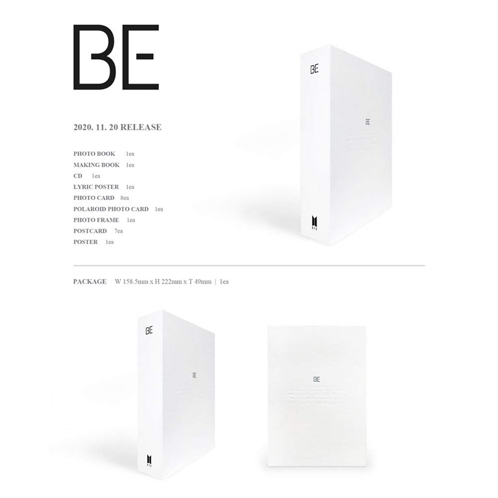 BTS Be Essential Edition Provided by HATS (Poster (on-pack), Card)