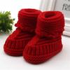 Soft Knit Baby Booties Handmade First Walkers Shoes New Toddler Warm Shoes