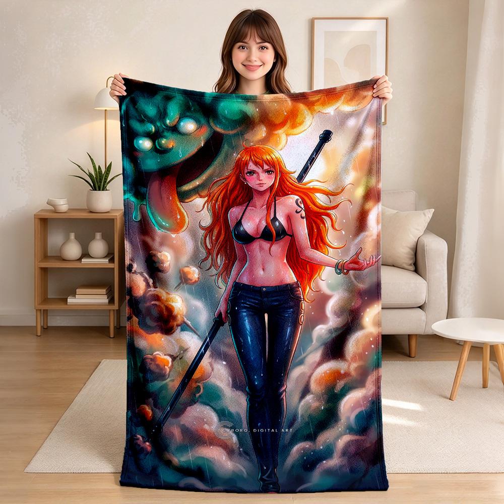 Fantasy WarriorSoft Throw Blanket Flannel Blanket Warm Sofa Bed Camping home Decor Unique Christmas Gift C335