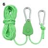 Camping Tool Fixed Buckle Pulley Ratchet Hangers Tent Rope Tensione Adjustable Rope Fastener