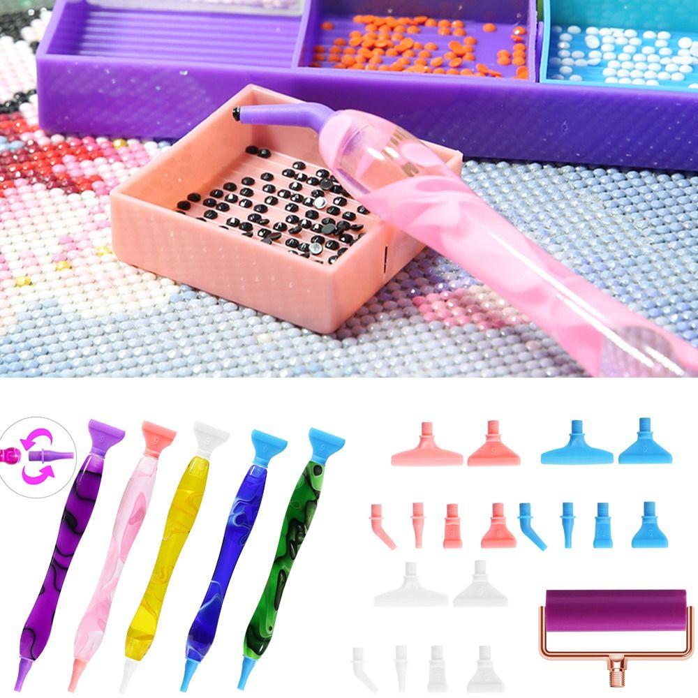 Replace Pen Head Cross Stitch Resin Pen Point Drill Pens Resin Diamond Painting Pen Plastic Heads