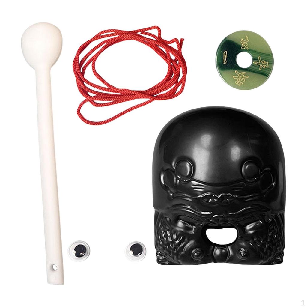 Fish Temple Block Guiros Percussion Instruments Figurine Small Frog Musical Instrument for Adults