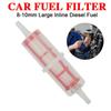 1/2pcs Universal 8-10mm Inline Diesel Fuel Filter for Motorcycle Car Truck High-Performance Plastic Fuel Filter Replacement