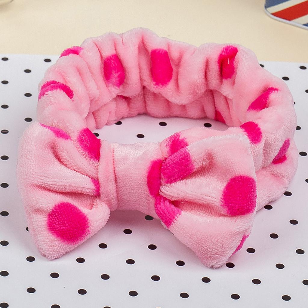 Спа-ванна Душ Макияж Мытье лица Косметическая повязка на голову Повязка для волос Бархатная повязка на голову