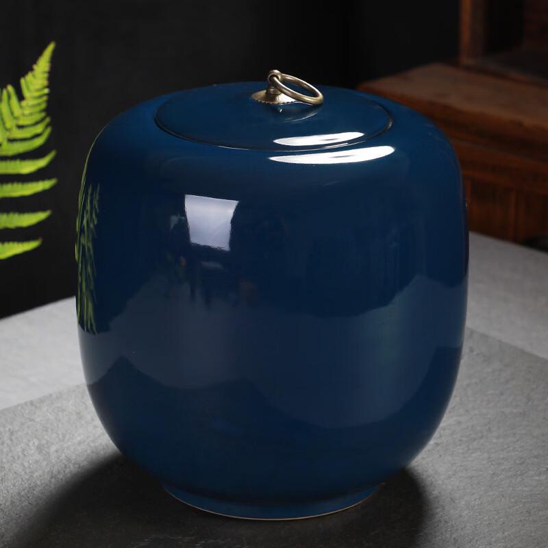 Handun Ge Kiln Ice Crack Celadon Tea Caddy